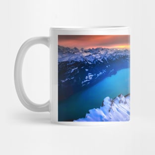 WINTER ALPINE LAKE Mug